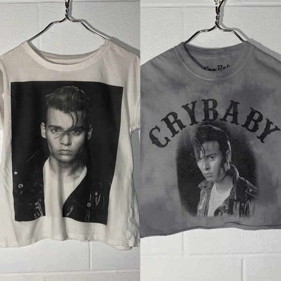 CRYBABY Tees (Johnny Depp) 🖤 size S - Picture 1 of 11